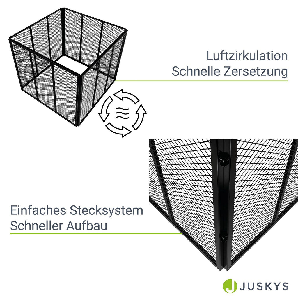 Metall Komposter, silber für Haustiere und Zuhause – Detailansicht 46