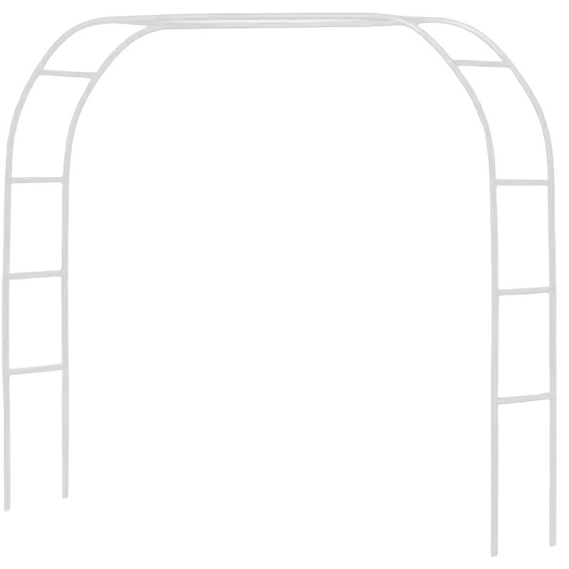 Metallischer Gartenbogen, Schwarz für Garten und Terrasse – Detailansicht 5