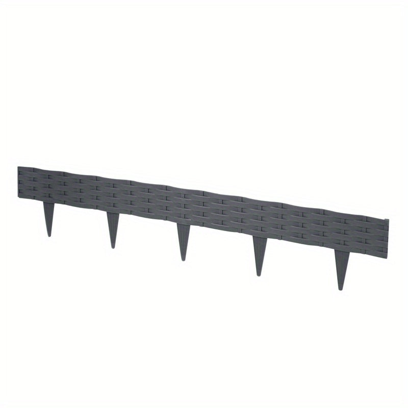 Meter Flexibler Gartenzaun aus Kunststoff, 100 cm für Garten und Terrasse – Detailansicht 6