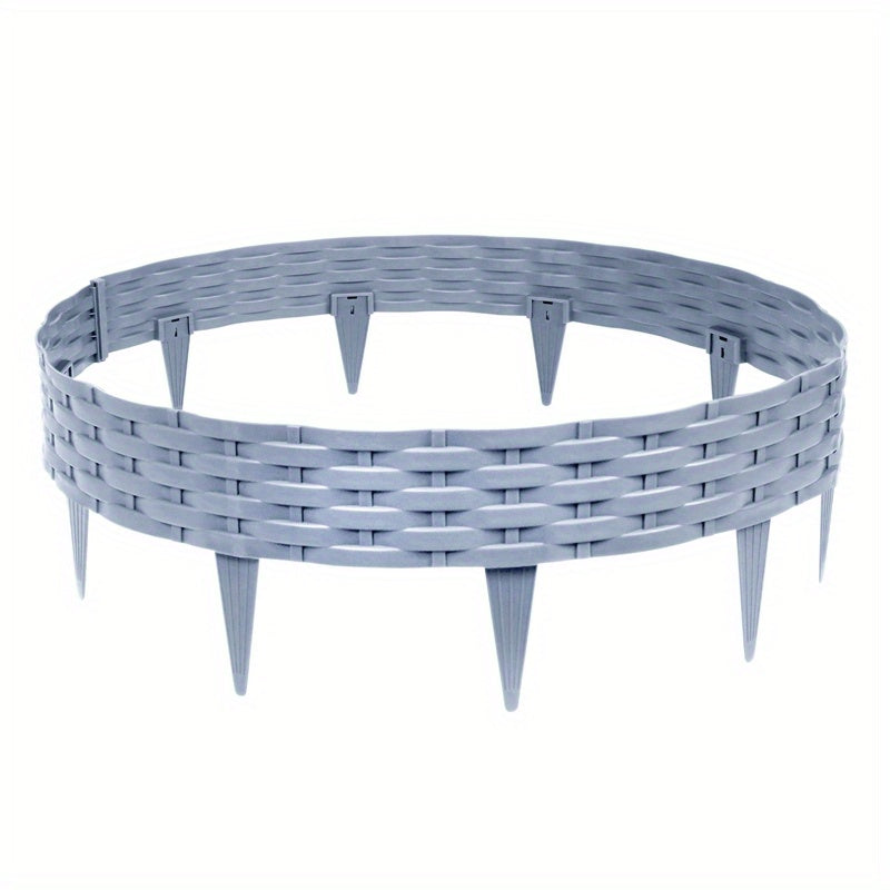 Meter Flexibler Gartenzaun aus Kunststoff, 100 cm für Garten und Terrasse – Detailansicht 7