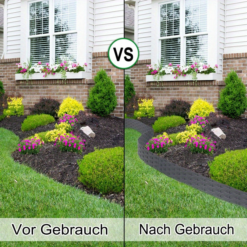 Meter Flexibler Gartenzaun aus Kunststoff, 100 cm für Garten und Terrasse – Detailansicht 12