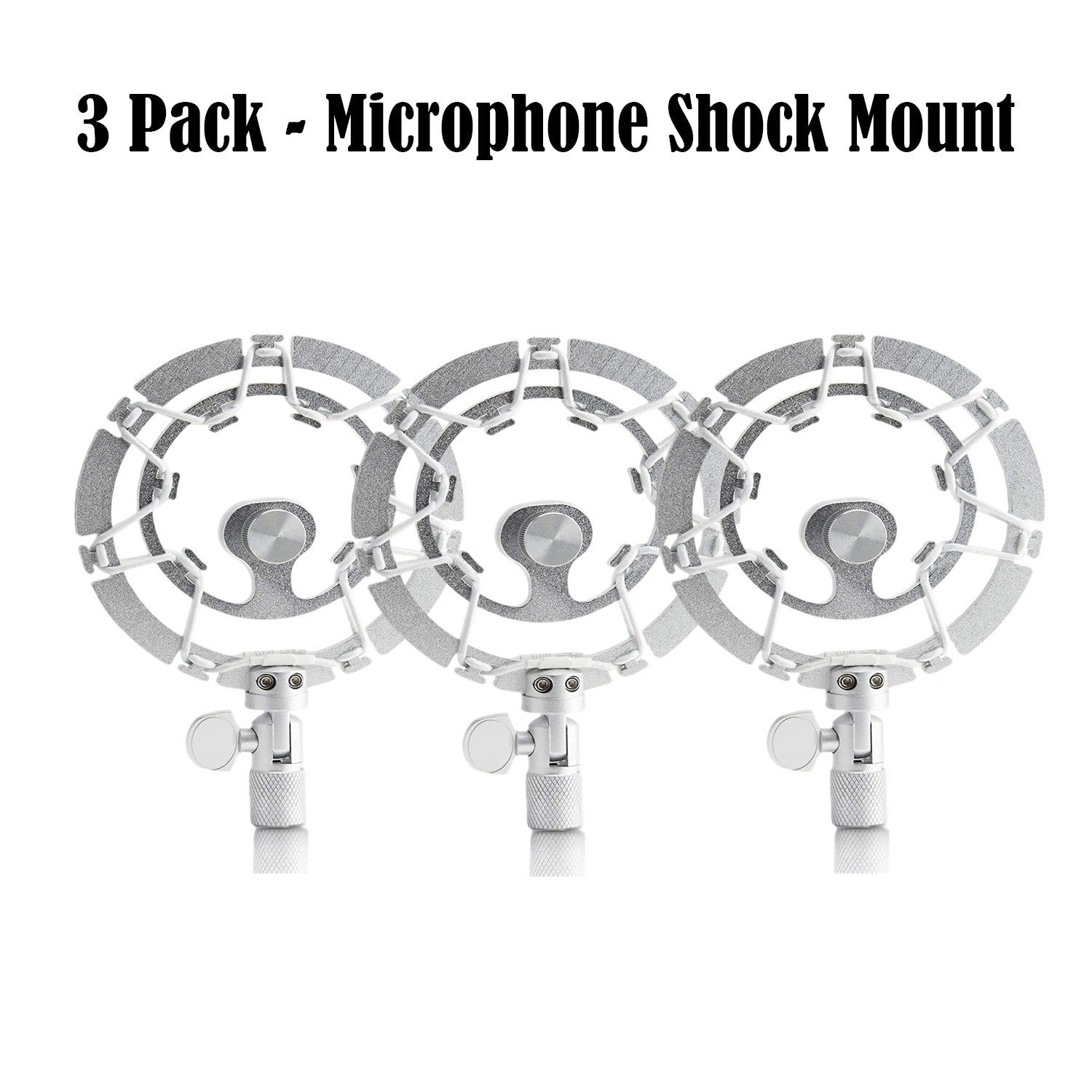 Mikrofon-Stoßdämpferhalterungen, 3 Packungen für Blue Yeti und Alltag – Detailansicht 2