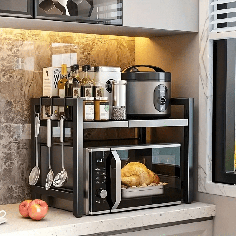Mikrowellenregal, 1 Stk für Küche und Essbereich – Detailansicht 9