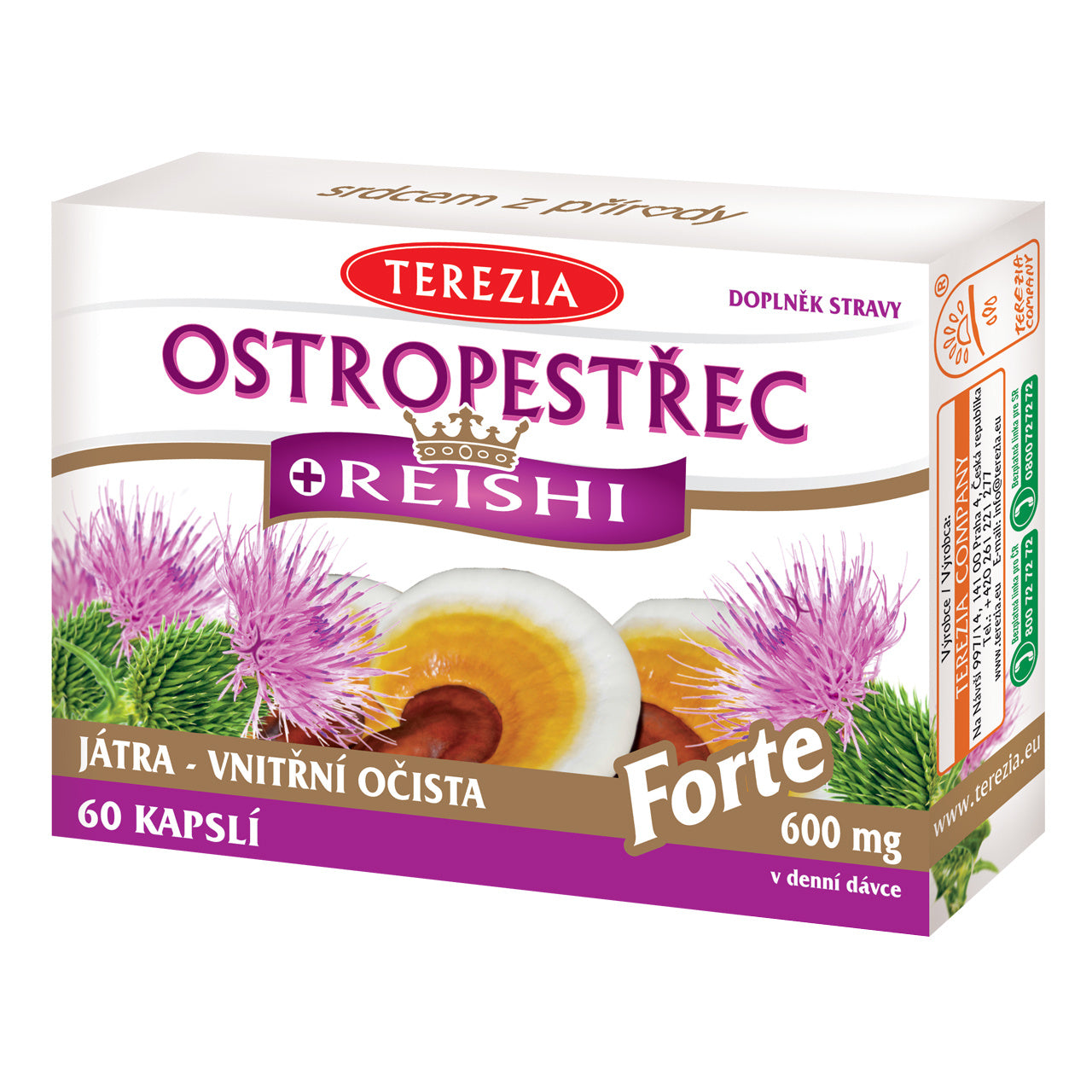 Milk Thistle + Reishi FORTE für Alltag und Zuhause – Detailansicht 2