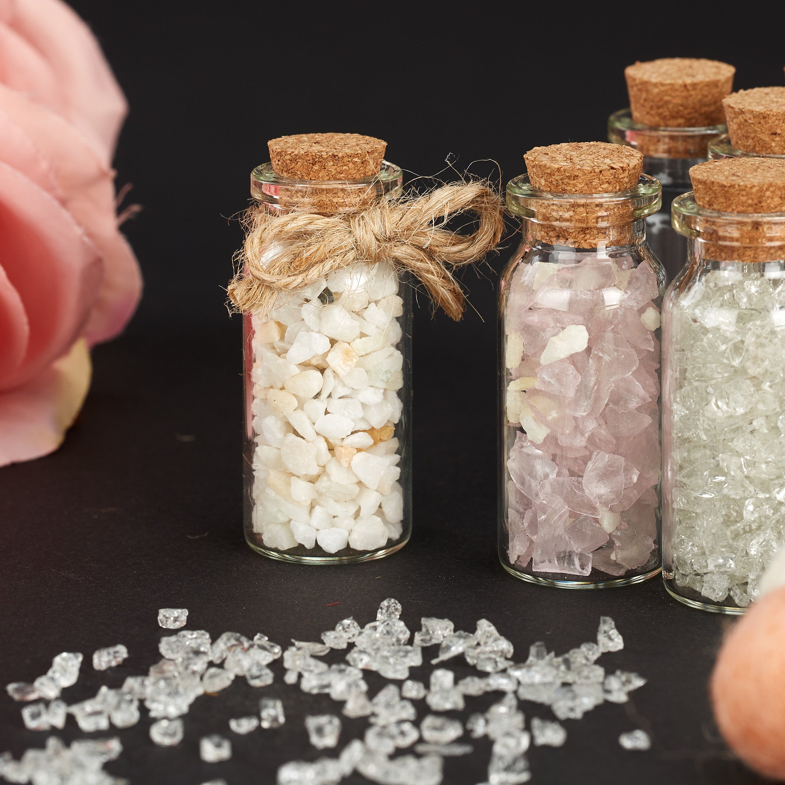 Mini-Glasfläschchen, 1 für Alltag und Zuhause – Detailansicht 3