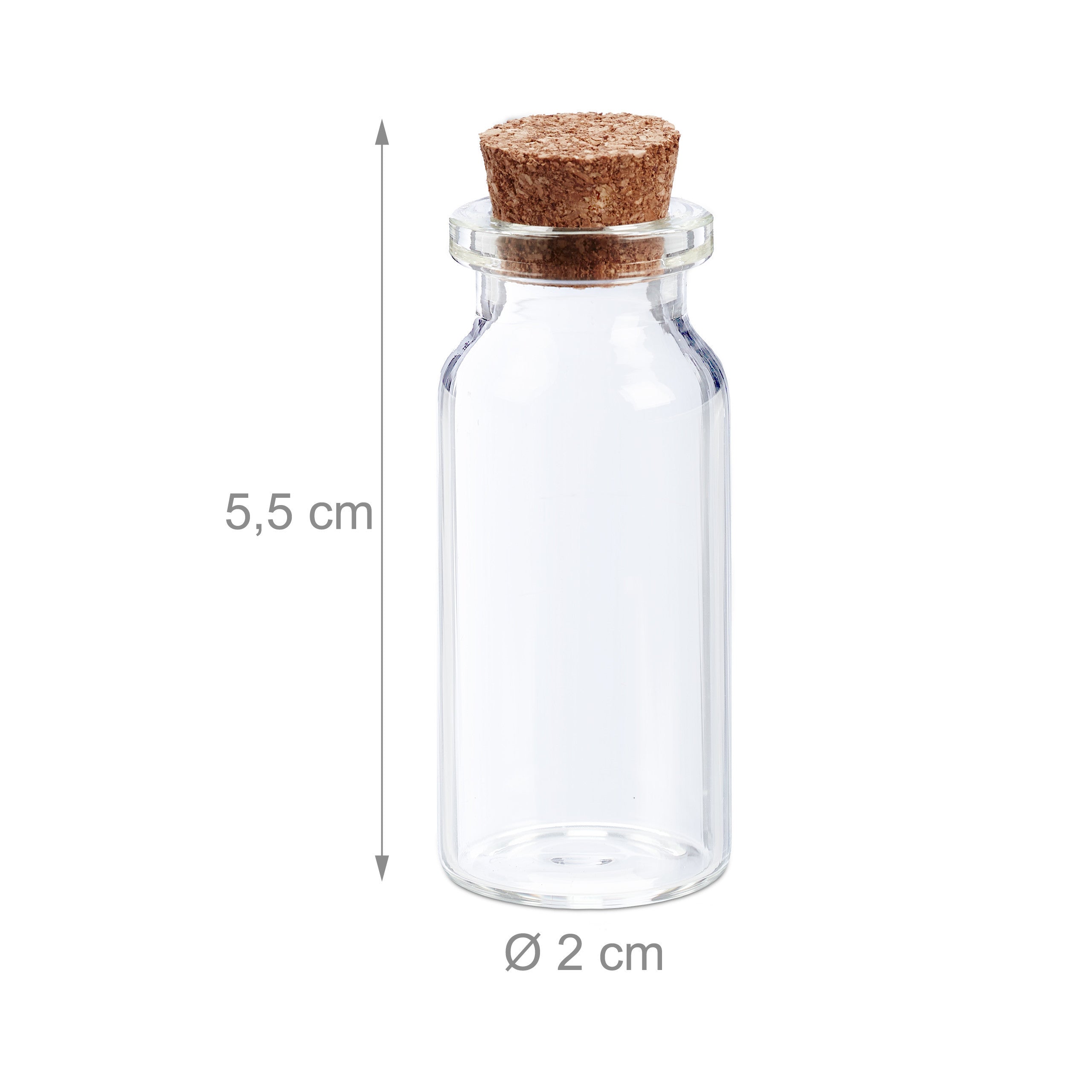 Mini-Glasfläschchen, 1 für Alltag und Zuhause – Detailansicht 4