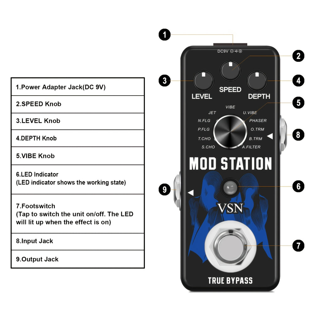 Mini-Modulationspedal für Fahrzeug und unterwegs – Detailansicht 9