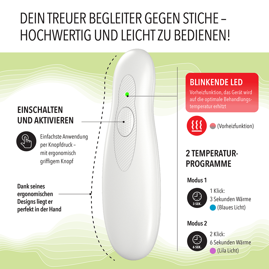 Miras Mückenstich Insektenstichheiler für Pflege zu Hause und Alltag – Detailansicht 6