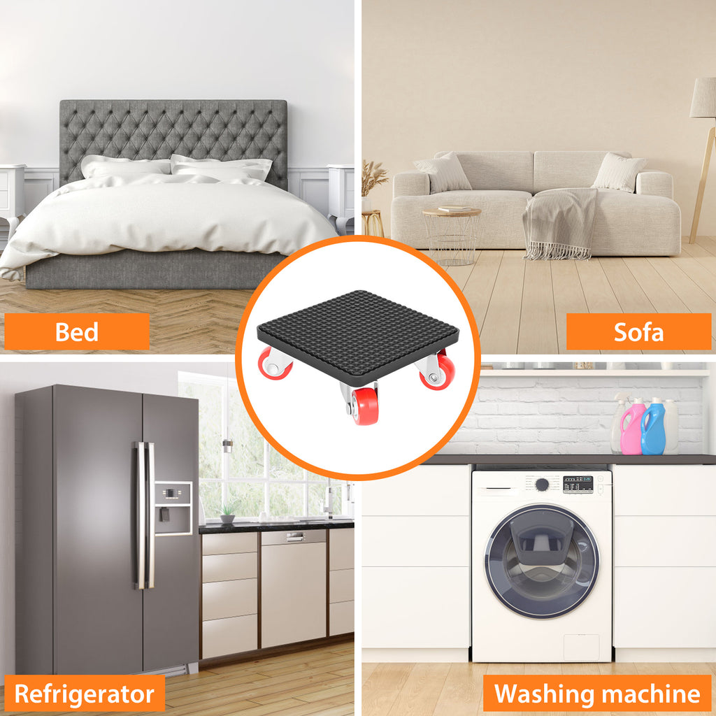 Möbeltransporträder, 360° drehbar für Schlafzimmer und Bett – Detailansicht 9