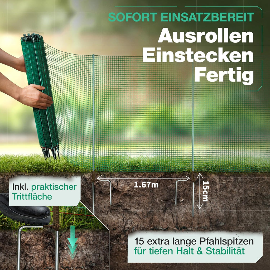 Mobilem Zäune, 15 Stück für Garten und Terrasse – Detailansicht 12