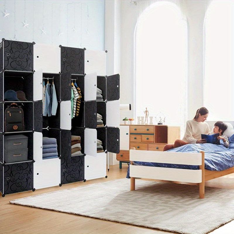 Mobiler Kleiderschrank, Weiss für Zuhause – Detailansicht 6