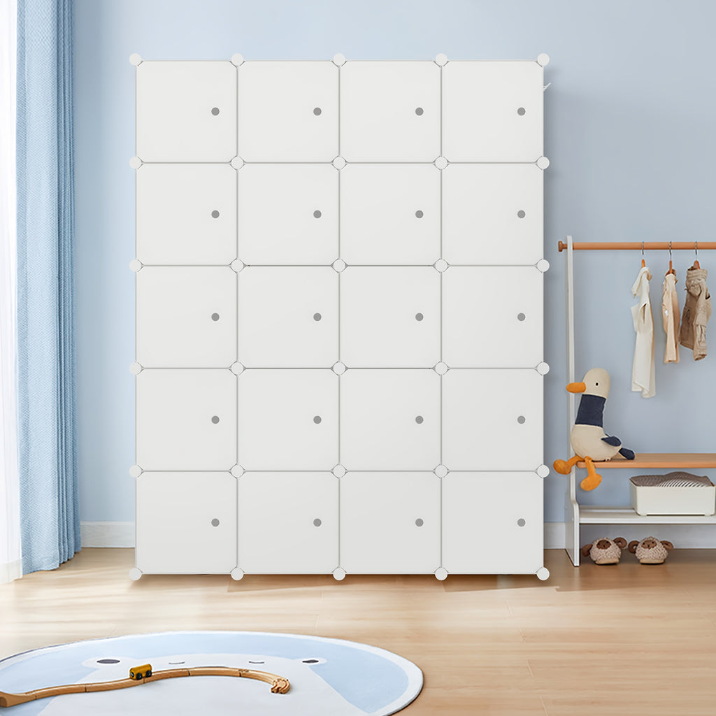 Mobiler Kleiderschrank, Weiss für Zuhause – Detailansicht 8
