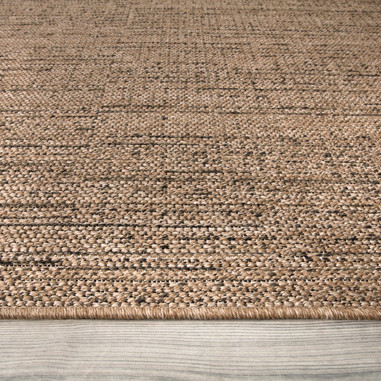 Moderner Outdoor Teppich, Beige Braun für Wohnzimmer und Zuhause – Detailansicht 10