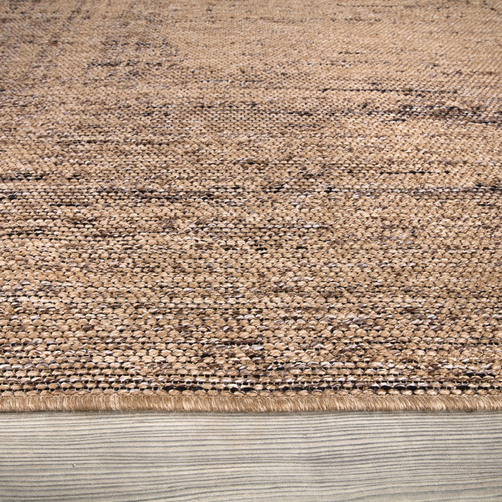 Moderner Outdoor Teppich, Beige Braun für Wohnzimmer und Zuhause – Detailansicht 15