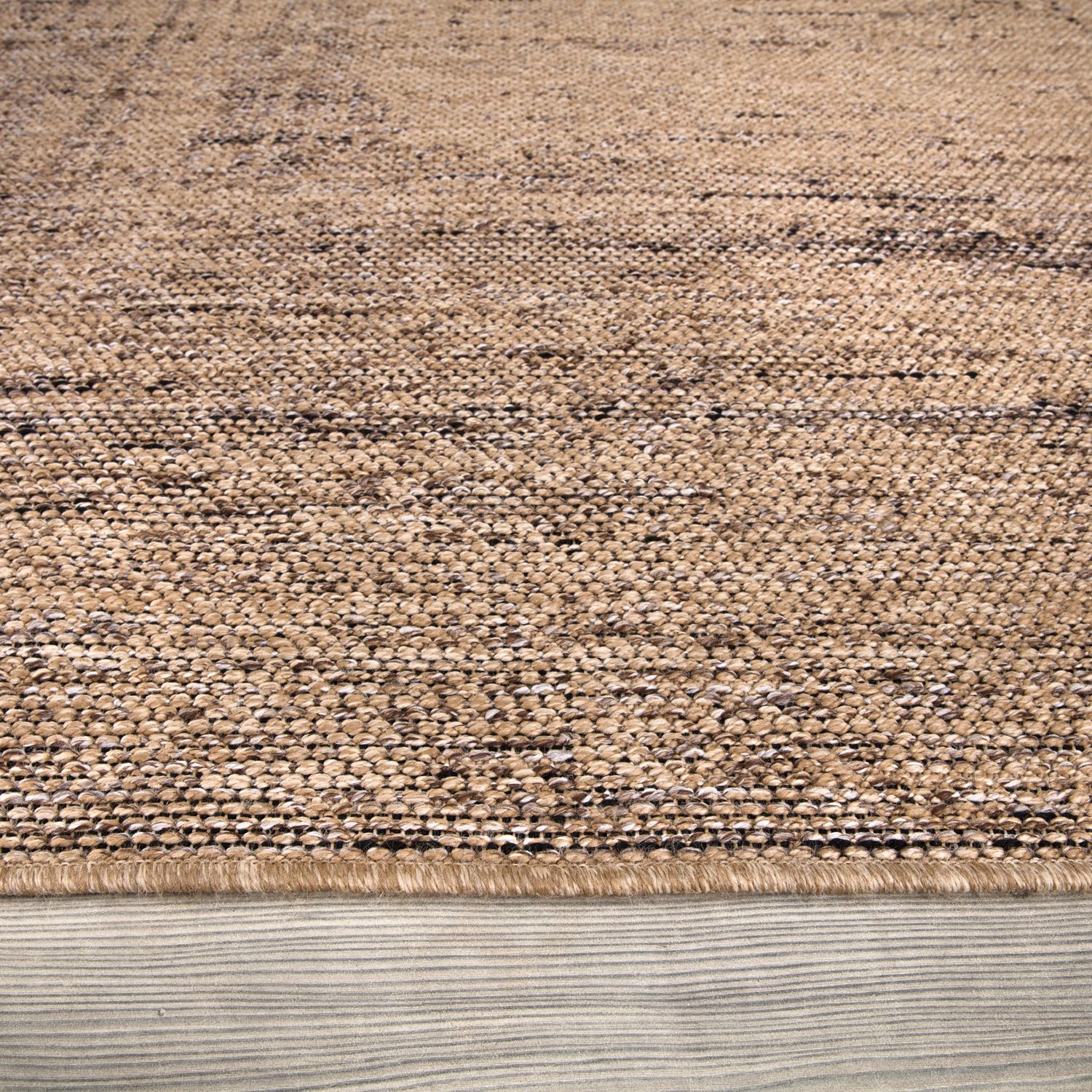 Moderner Outdoor Teppich, Beige Braun für Wohnzimmer und Zuhause – Detailansicht 15