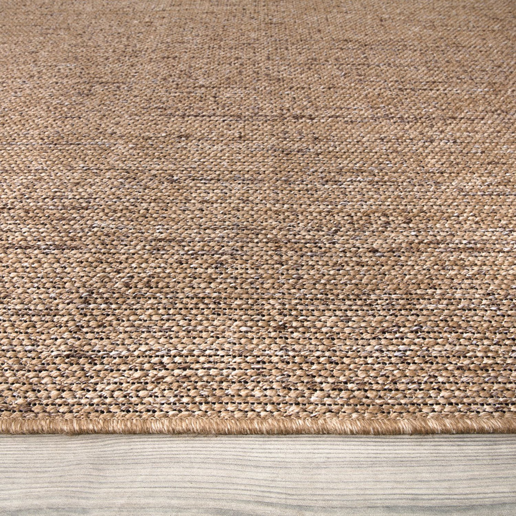 Moderner Outdoor Teppich, Beige Braun für Wohnzimmer und Zuhause – Detailansicht 19