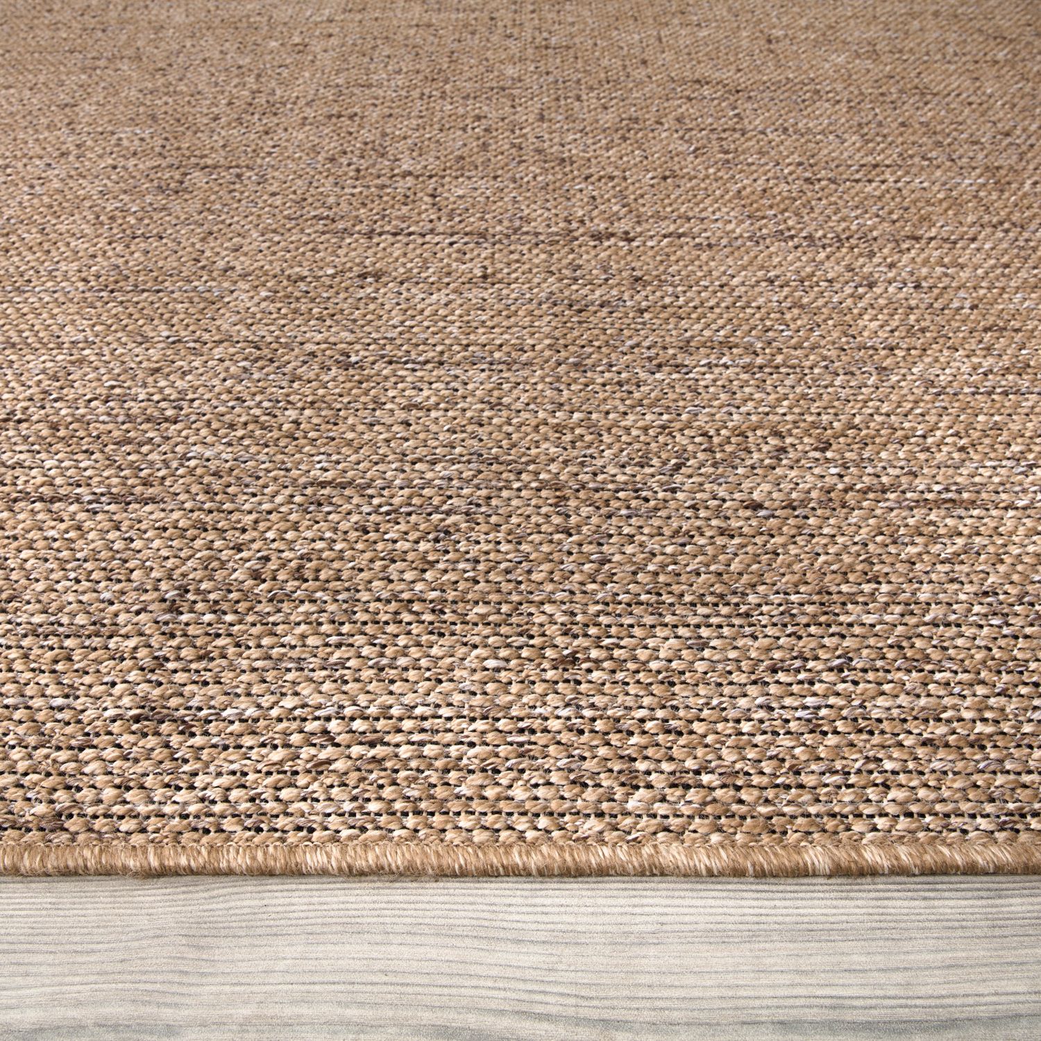 Moderner Outdoor Teppich, Beige Braun für Wohnzimmer und Zuhause – Detailansicht 19