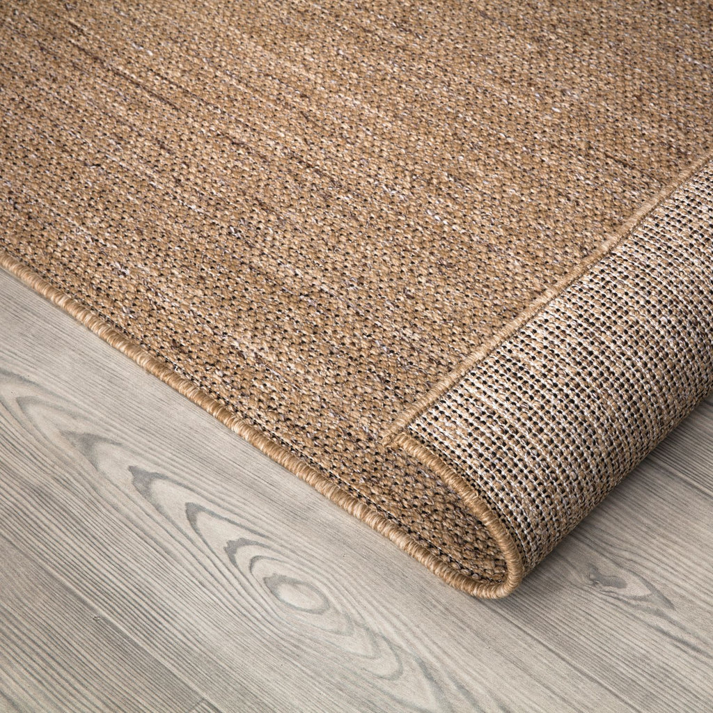 Moderner Outdoor Teppich, Beige Braun für Wohnzimmer und Zuhause – Detailansicht 20