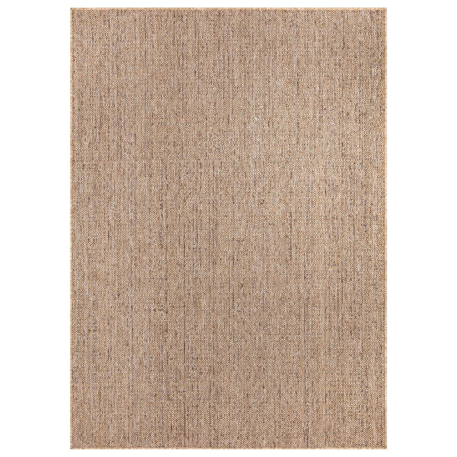 Moderner Outdoor Teppich, Beige Braun für Wohnzimmer und Zuhause – Detailansicht 21