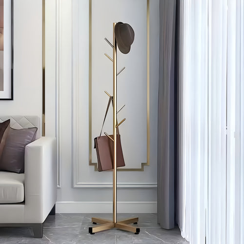 Modernes minimalistisches Metall Garderobenregal für Badezimmer und Haushalt – Hauptansicht