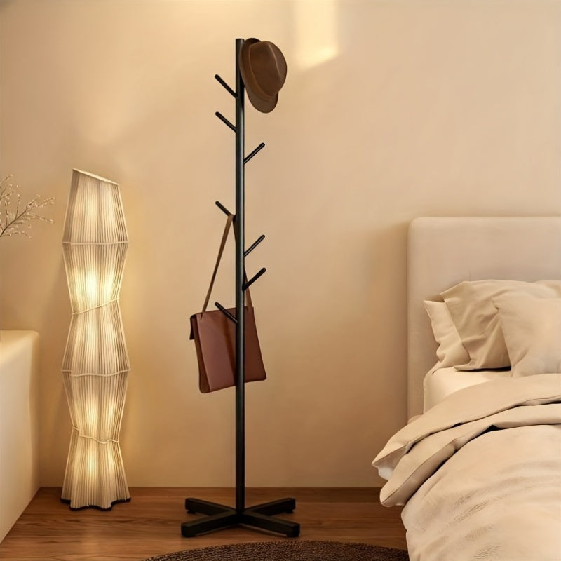 Modernes minimalistisches Metall Garderobenregal für Badezimmer und Haushalt – Detailansicht 4