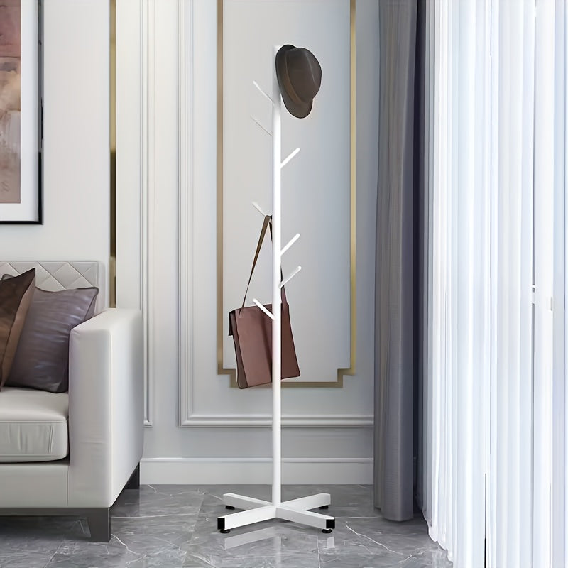 Modernes minimalistisches Metall Garderobenregal für Badezimmer und Haushalt – Detailansicht 7