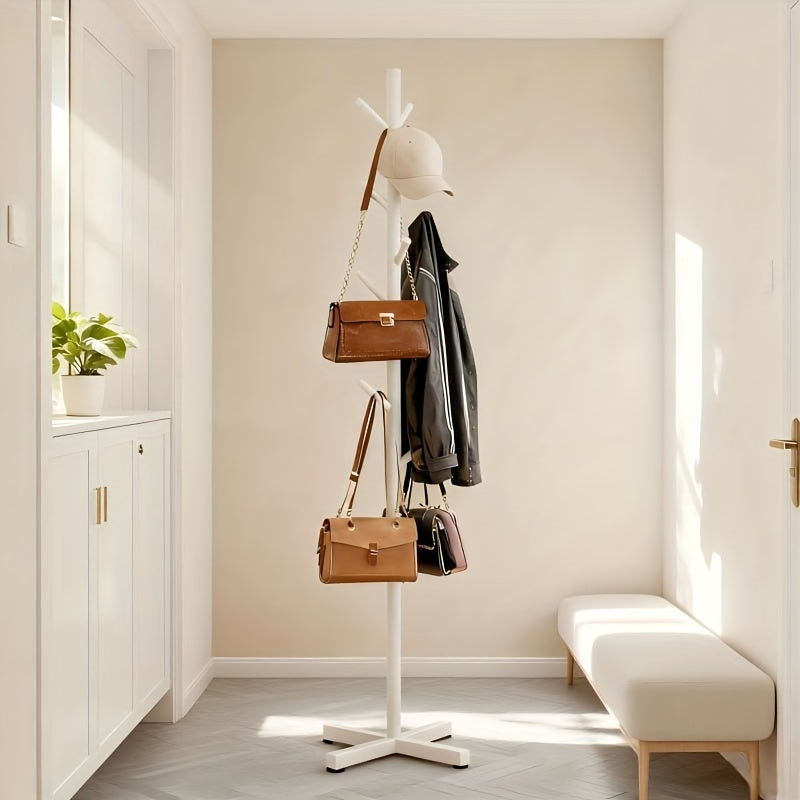 Modernes minimalistisches Metall Garderobenregal für Badezimmer und Haushalt – Detailansicht 11