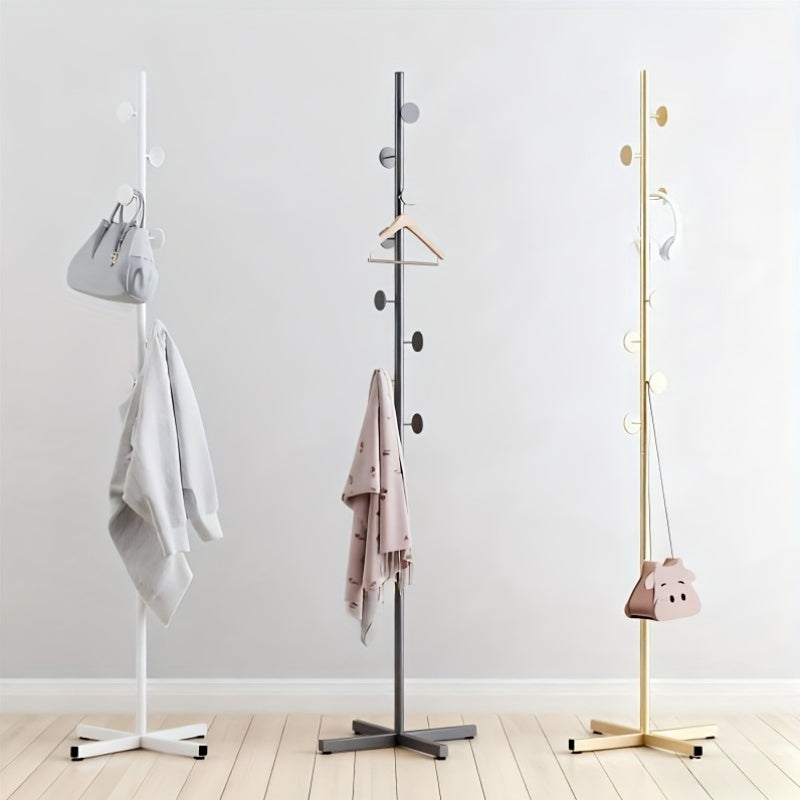 Modernes minimalistisches Metall Garderobenregal für Badezimmer und Haushalt – Detailansicht 18