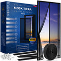 Moskitonetz - Schwarzes magnetisches Moskitonetz, 100 cm für Garten und Terrasse – Hauptansicht
