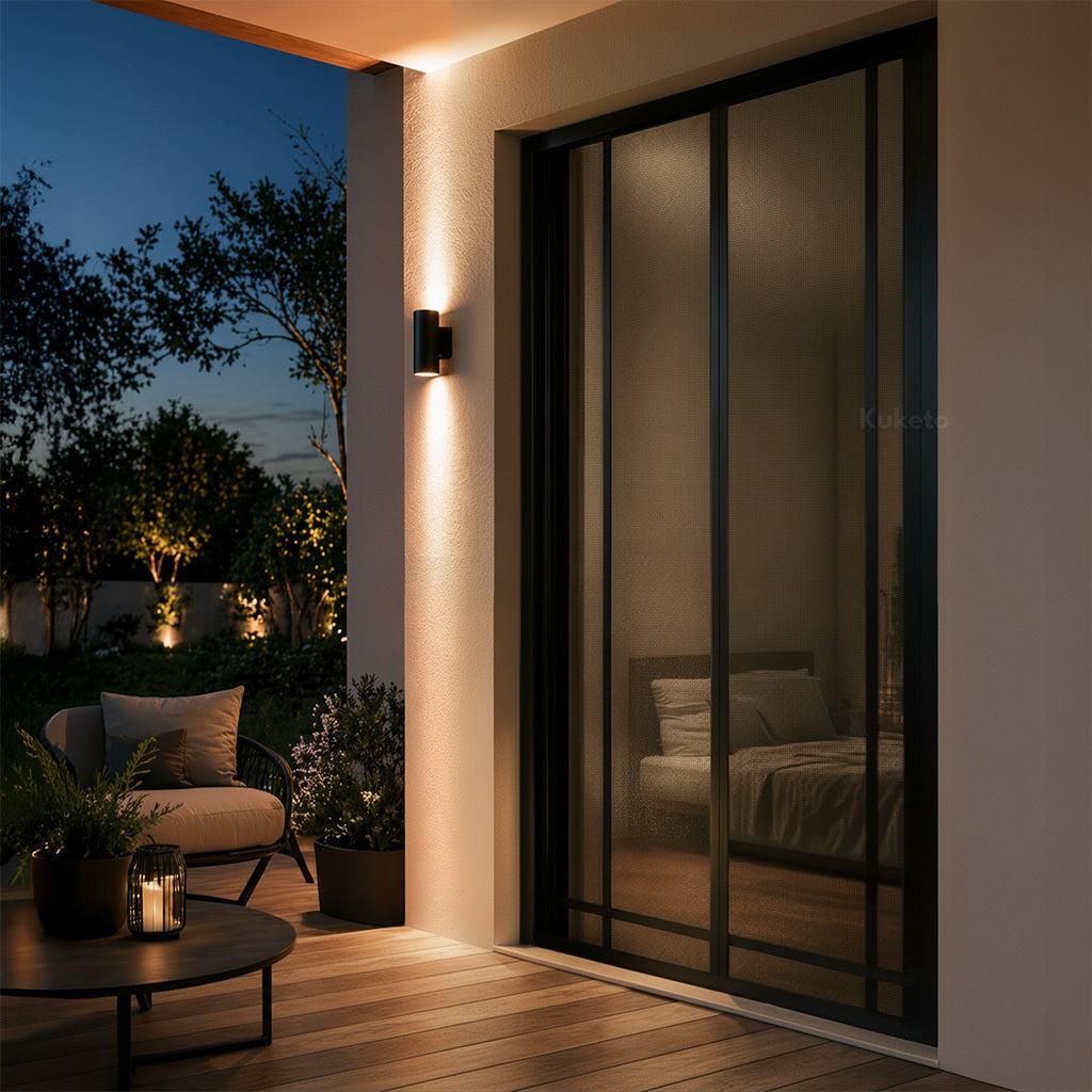Moskitonetz - Schwarzes magnetisches Moskitonetz, 100 cm für Garten und Terrasse – Detailansicht 2