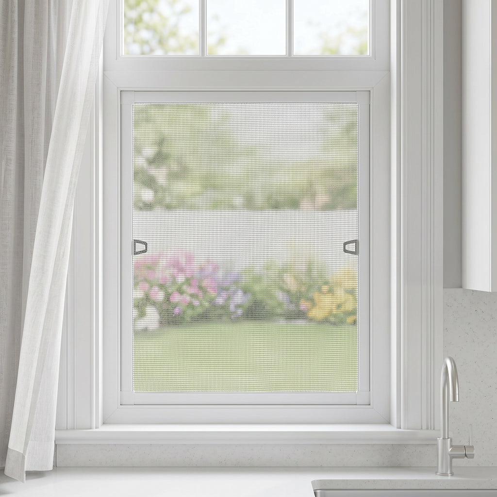 Moskitonetz, Weiss für Alltag und Fenster – Detailansicht 7