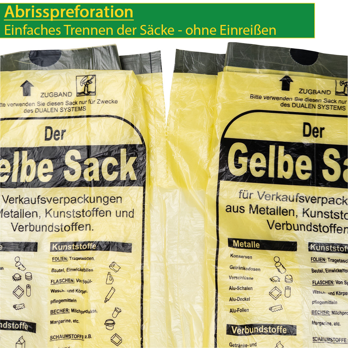 Müllbeutel, 5 Rollen für Zuhause und Vorratsraum – Detailansicht 7