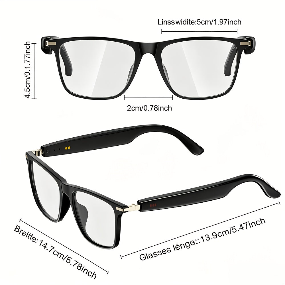 Multifunktionale intelligente Audio-Brille, 85mAh*2 große Batterie für Alltag – Hauptansicht