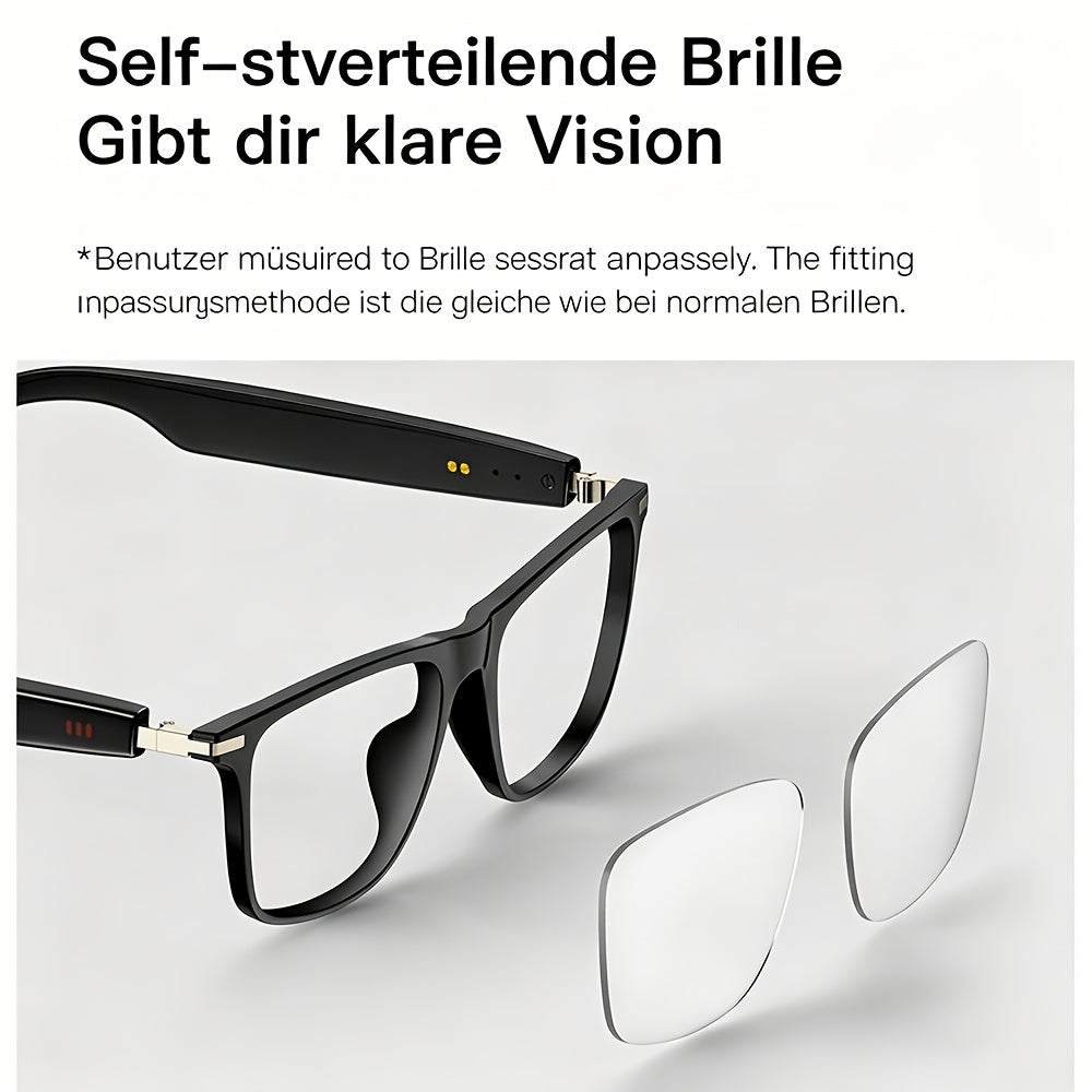 Multifunktionale intelligente Audio-Brille, 85mAh*2 große Batterie für Alltag – Detailansicht 4