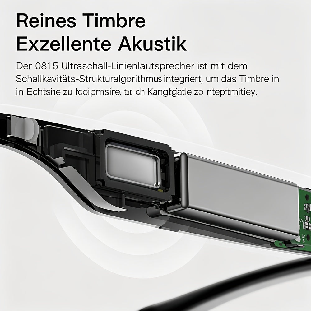 Multifunktionale intelligente Audio-Brille, 85mAh*2 große Batterie für Alltag – Detailansicht 8