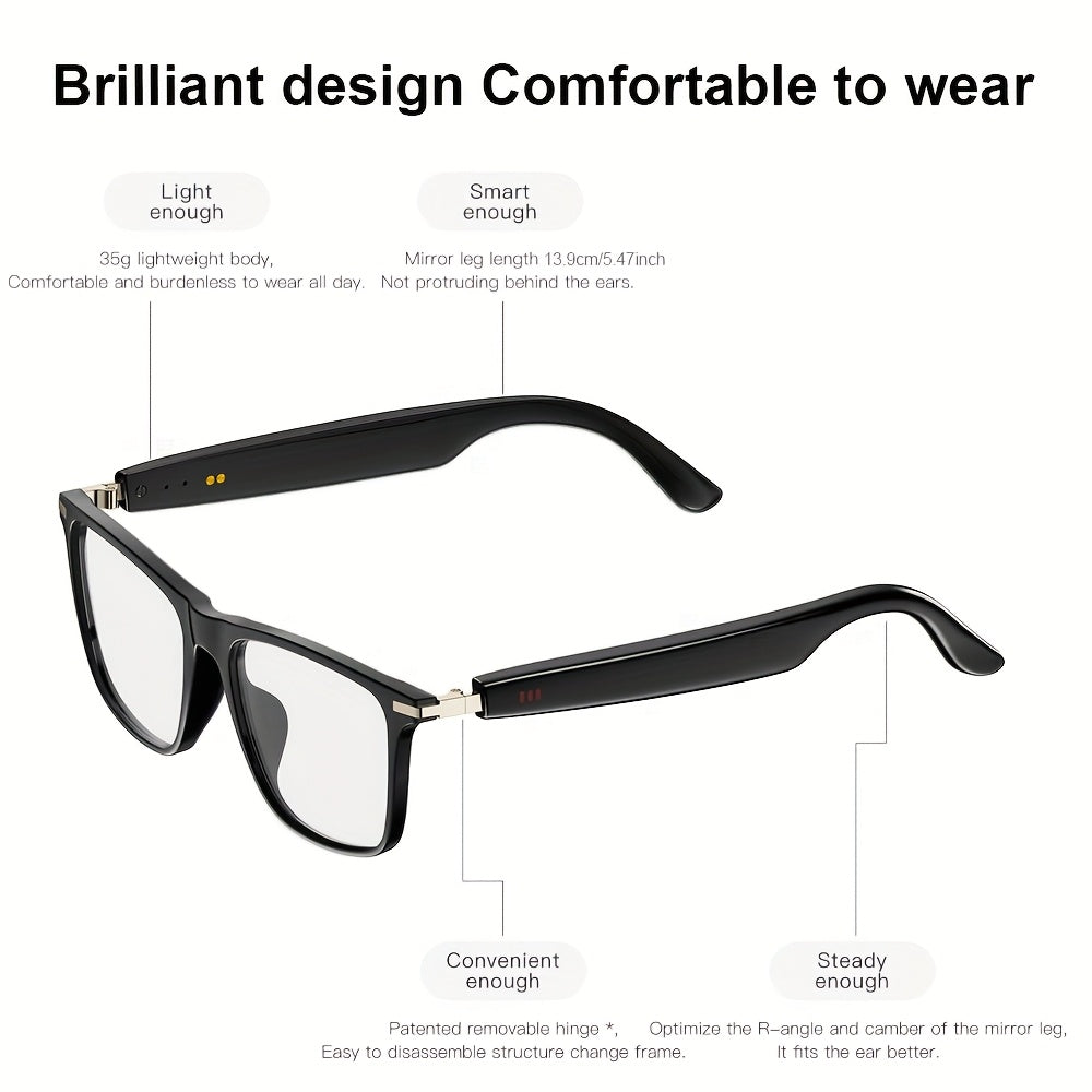 Multifunktionale intelligente Audio-Brille, 85mAh*2 große Batterie für Alltag – Detailansicht 13
