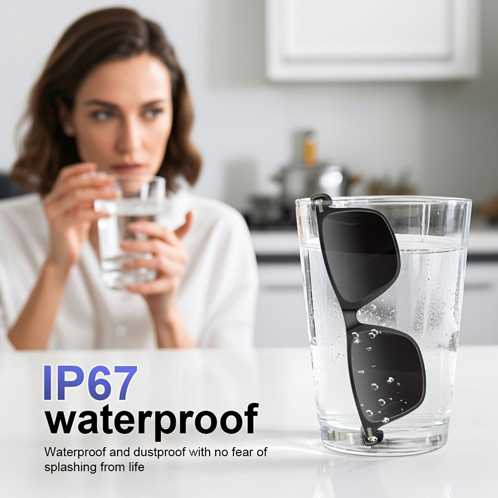 Multifunktionale intelligente Audio-Brille, Transparent für Zuhause und Alltag – Detailansicht 3