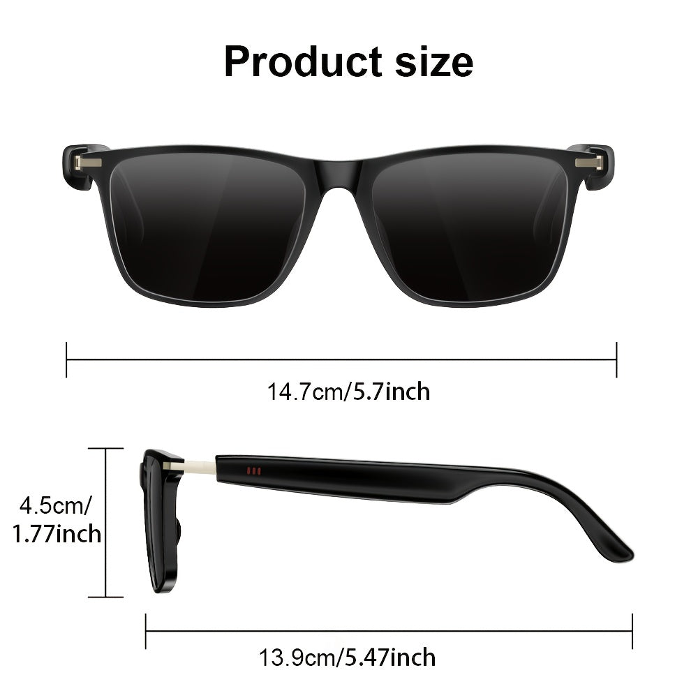 Multifunktionale intelligente Audio-Brille, Transparent für Zuhause und Alltag – Detailansicht 4