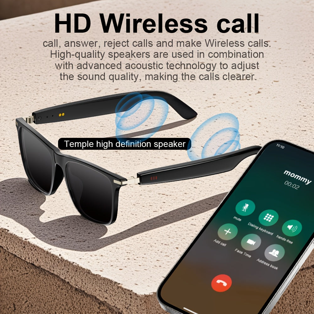 Multifunktionale intelligente Audio-Brille, Transparent für Zuhause und Alltag – Detailansicht 6