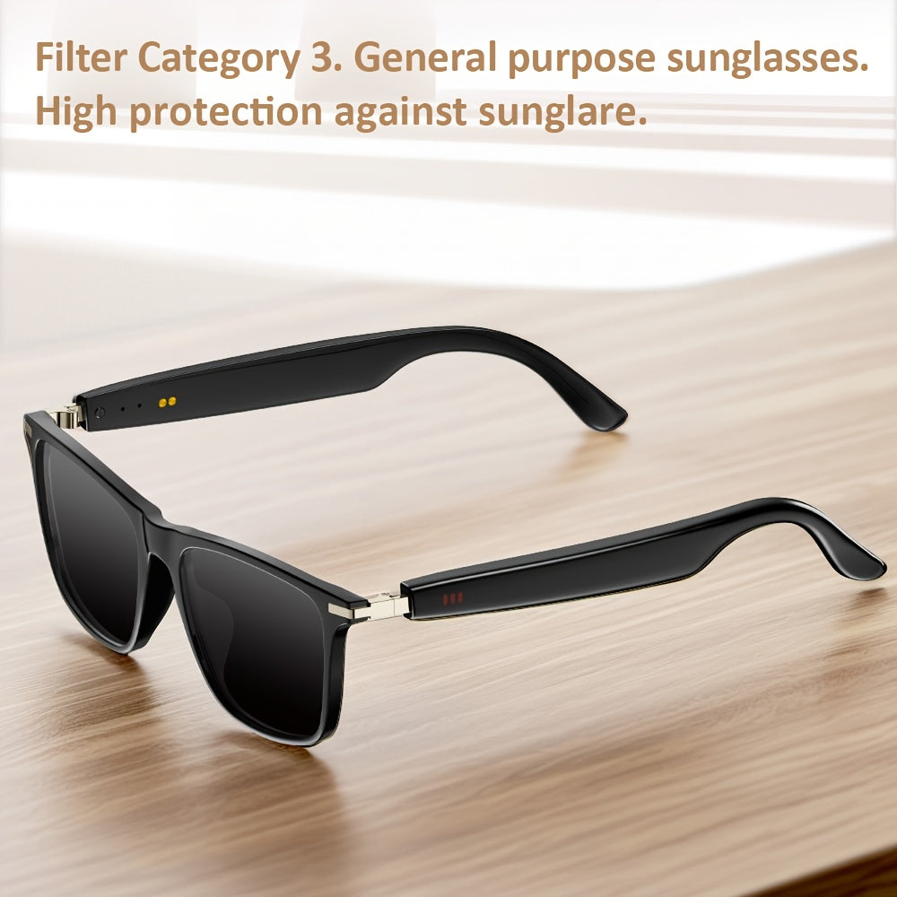 Multifunktionale intelligente Audio-Brille, Transparent für Zuhause und Alltag – Detailansicht 7