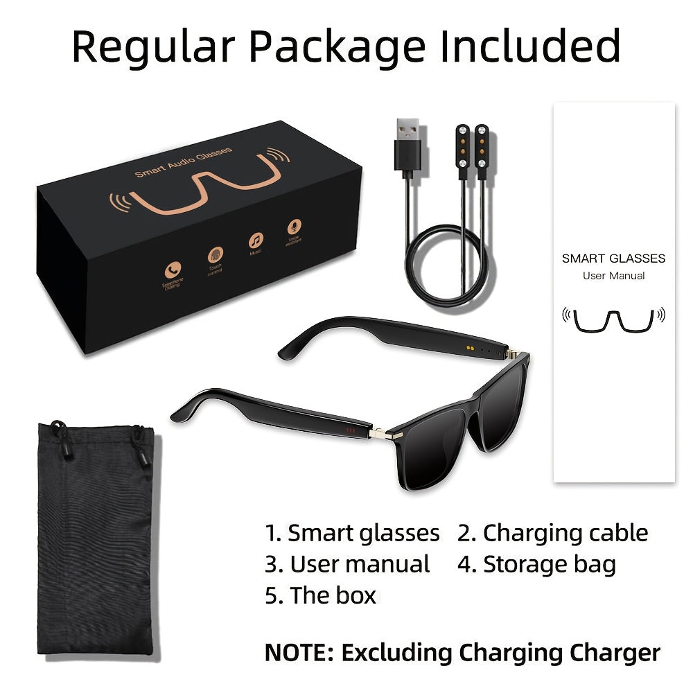 Multifunktionale intelligente Audio-Brille, Transparent für Zuhause und Alltag – Detailansicht 8