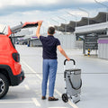 Multifunktionaler Einkaufstrolley, Aluminium für Alltag und Zuhause – Hauptansicht