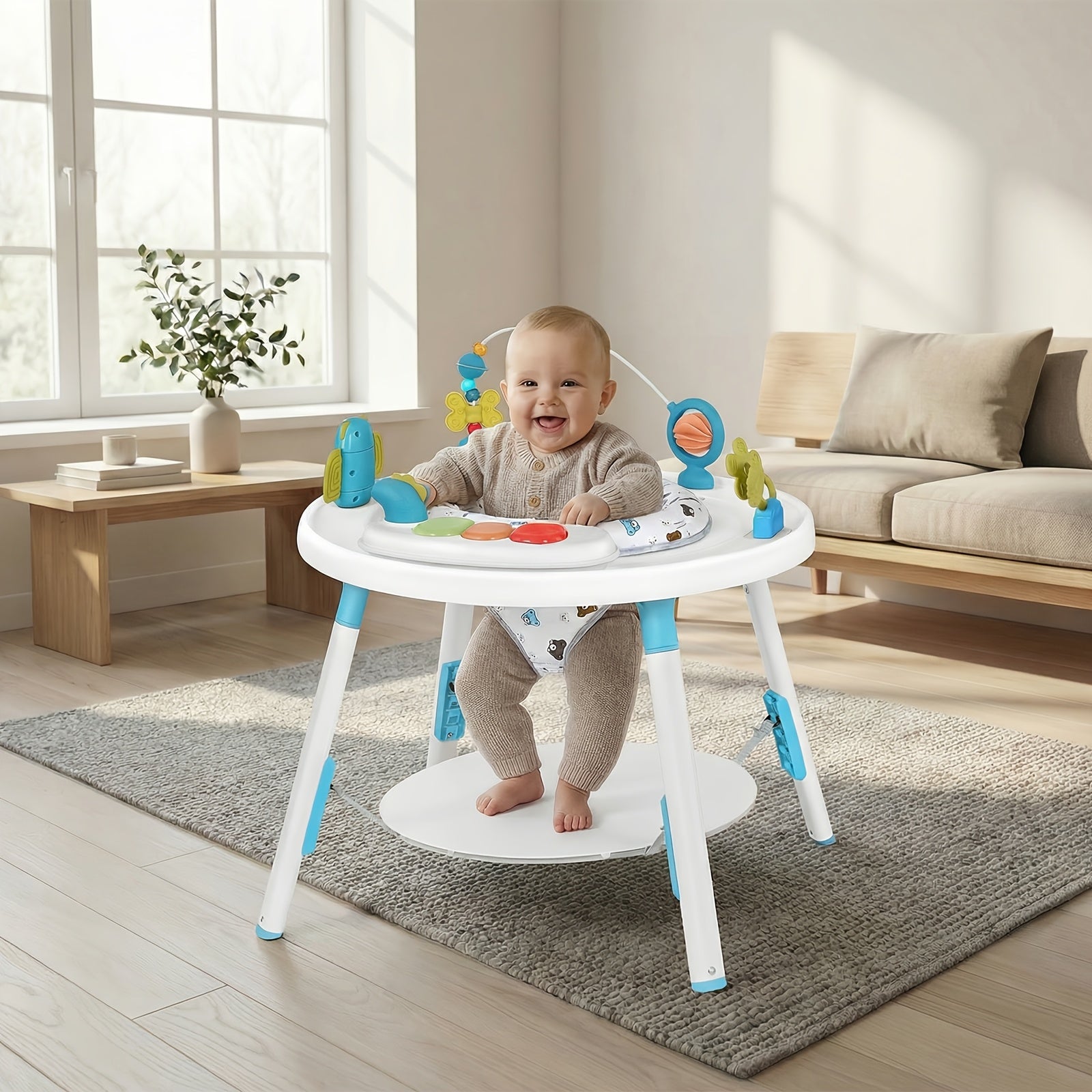 Multifunktionales Aktivitätszentrum, 360° drehbar für Spielzimmer und Zuhause – Detailansicht 15