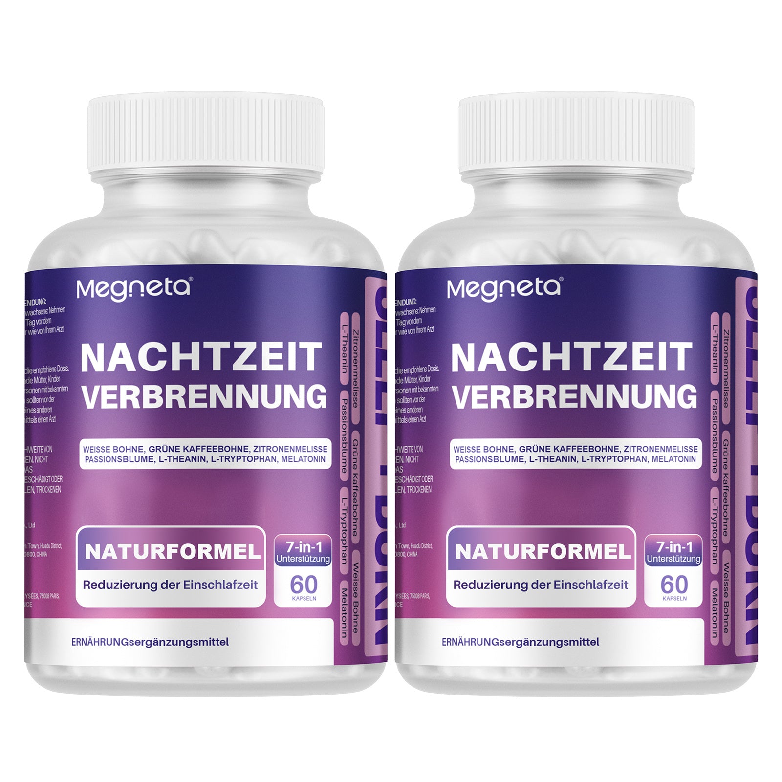 Nacht-Thermo-Kapseln, Zwei Flaschen Kostenkostengünstig für Alltag und Frauen Männer – Detailansicht 3