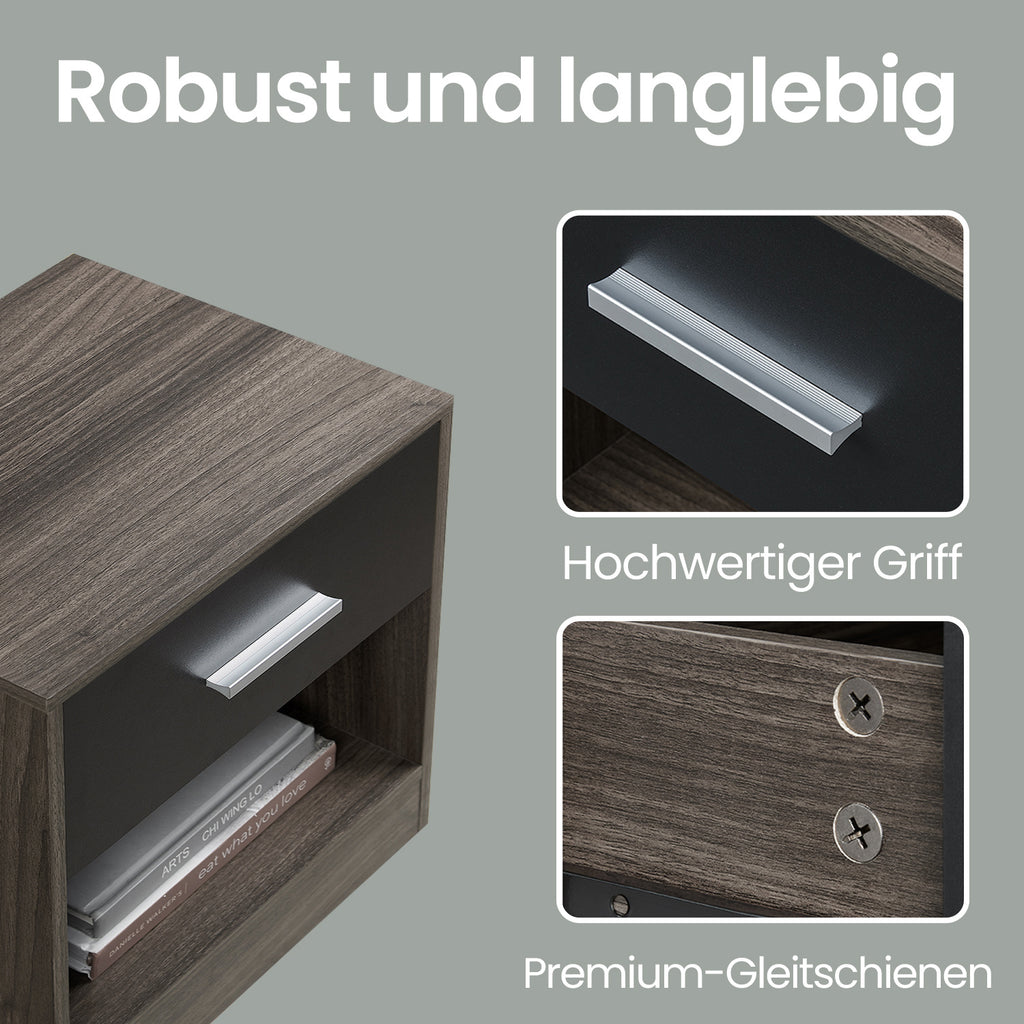 Nachttisch, Klassikweiß für Wohnbereich und Alltag – Detailansicht 17