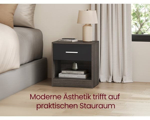 Nachttisch, Klassikweiß für Wohnbereich und Alltag – Detailansicht 30