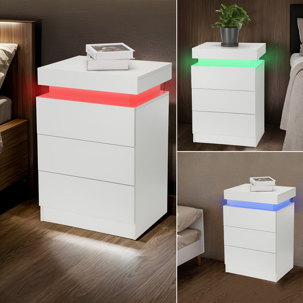 Nachttisch, RGB LED Farben für Alltag – Detailansicht 5