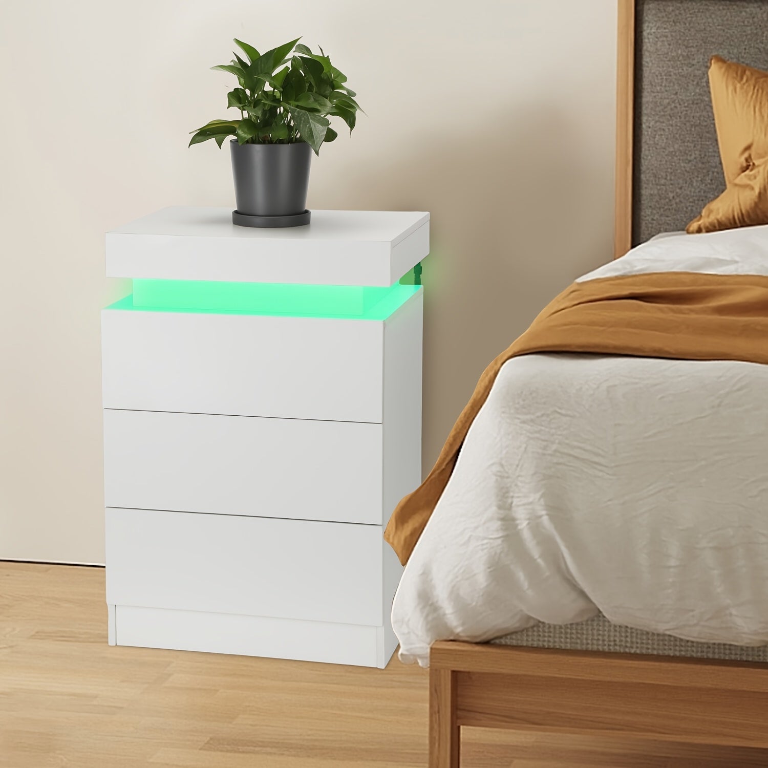 Nachttisch, RGB LED Farben für Alltag – Detailansicht 8