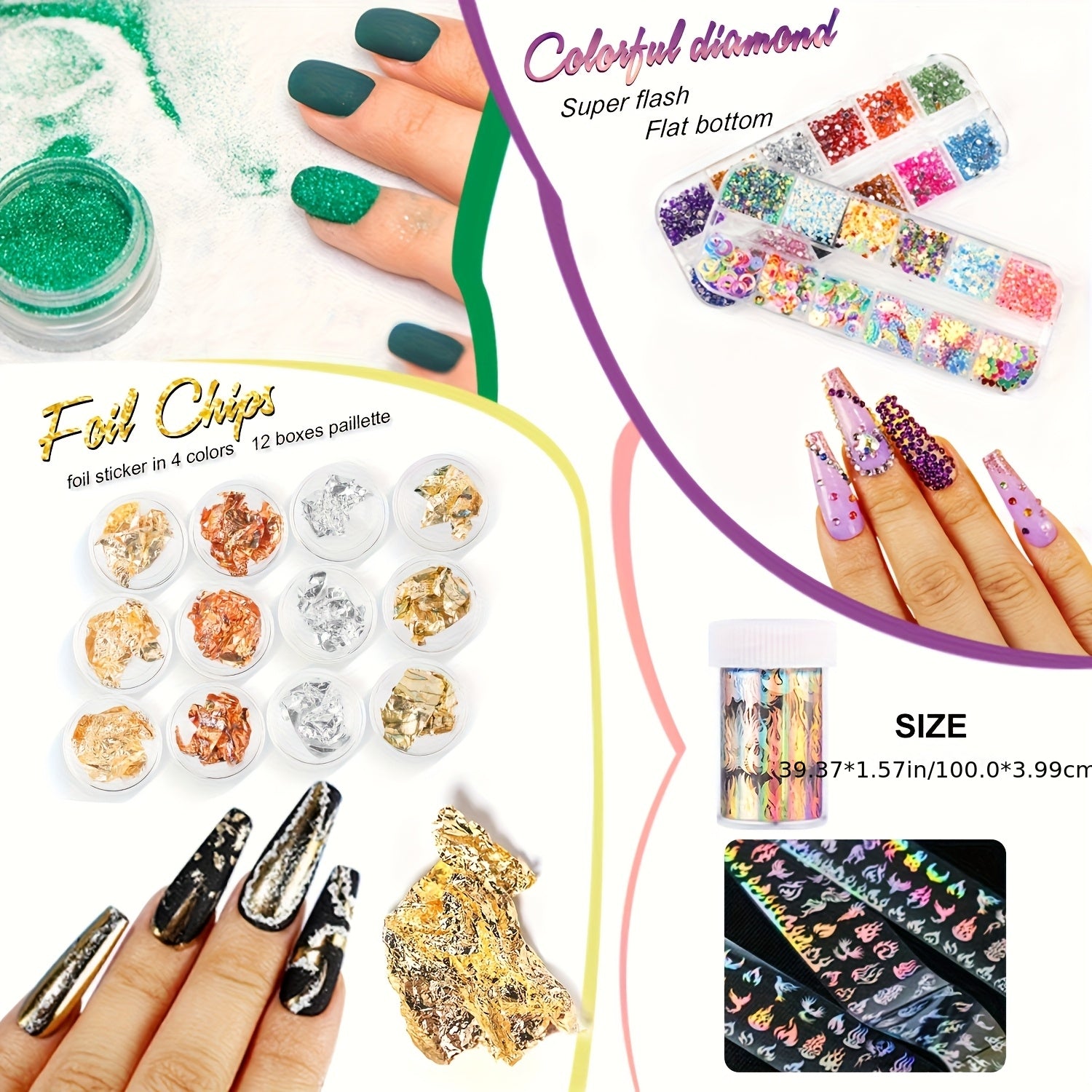 Nagelstudio-Set, Acrylnagel-Set 07 für Wohnzimmer und Zuhause – Detailansicht 5