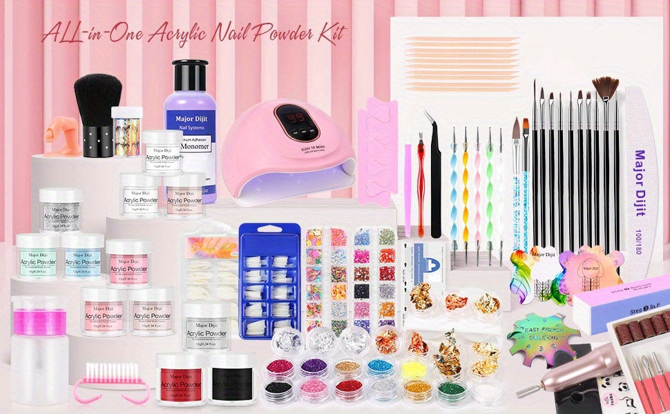 Nagelstudio-Set, Acrylnagel-Set 07 für Wohnzimmer und Zuhause – Detailansicht 11